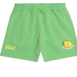 Green Enchante Lemon Print Shorts (Daniel Ricciardo)